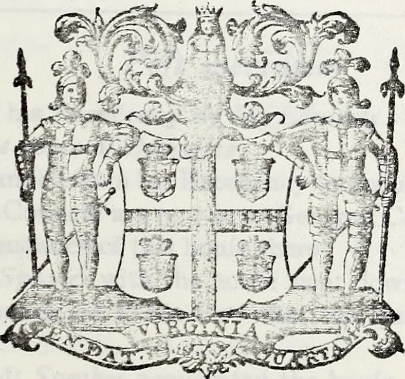 An illustration from Journals of the House of Burgesses of Virginia, 1619, leaf 942