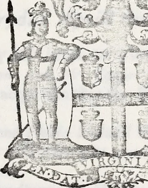 An illustration from Journals of the House of Burgesses of Virginia, 1619, leaf 348