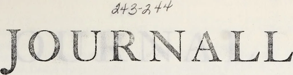 An illustration from Journals of the House of Burgesses of Virginia, 1619, leaf 568