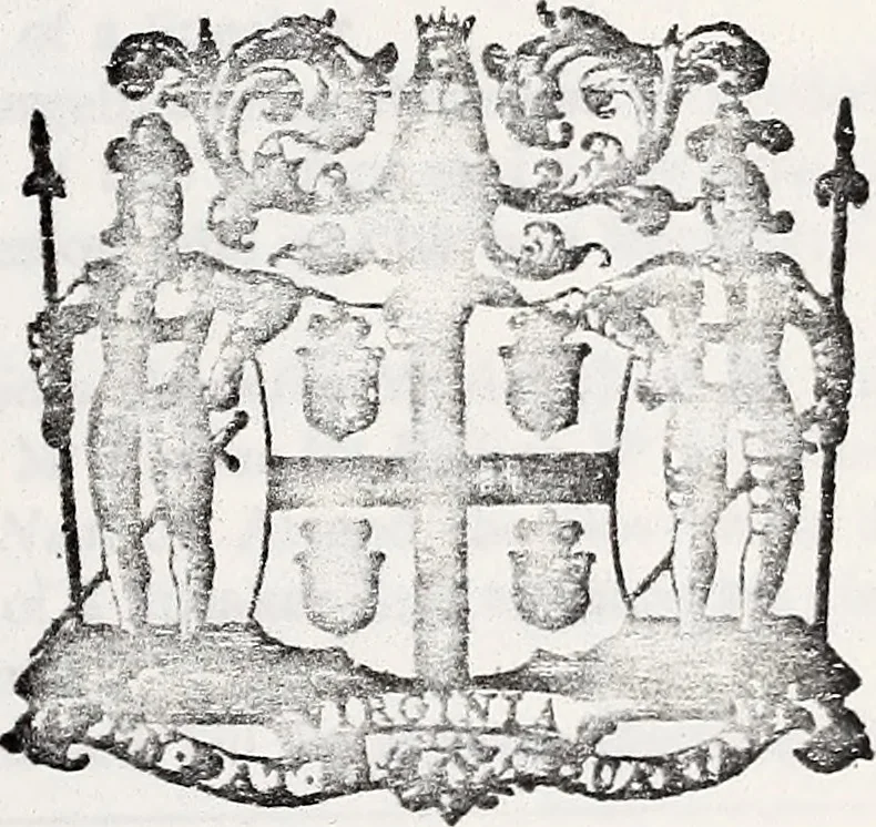 An illustration from Journals of the House of Burgesses of Virginia, 1619, leaf 104
