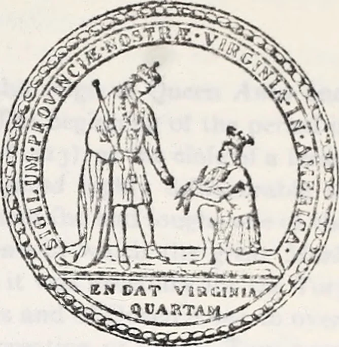 An illustration from Journals of the House of Burgesses of Virginia, 1619, leaf 26