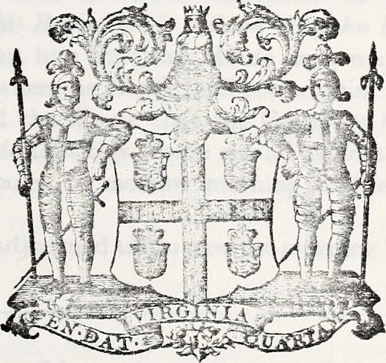An illustration from Journals of the House of Burgesses of Virginia, 1619, leaf 330