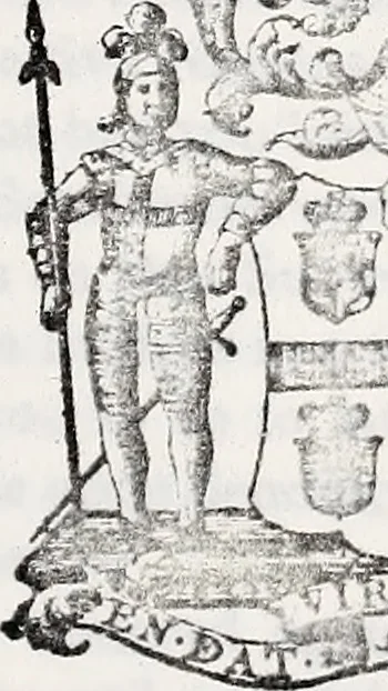 An illustration from Journals of the House of Burgesses of Virginia, 1619, leaf 714