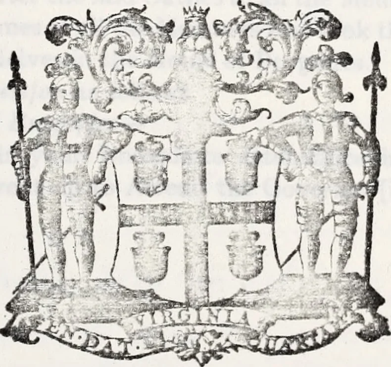 An illustration from Journals of the House of Burgesses of Virginia, 1619, leaf 788