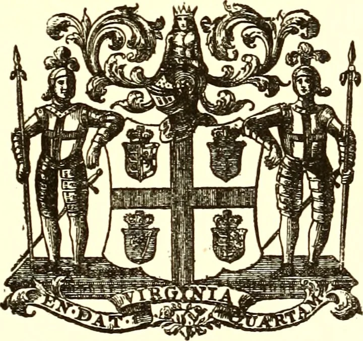 An illustration from Journals of the House of Burgesses of Virginia, 1619, leaf 8