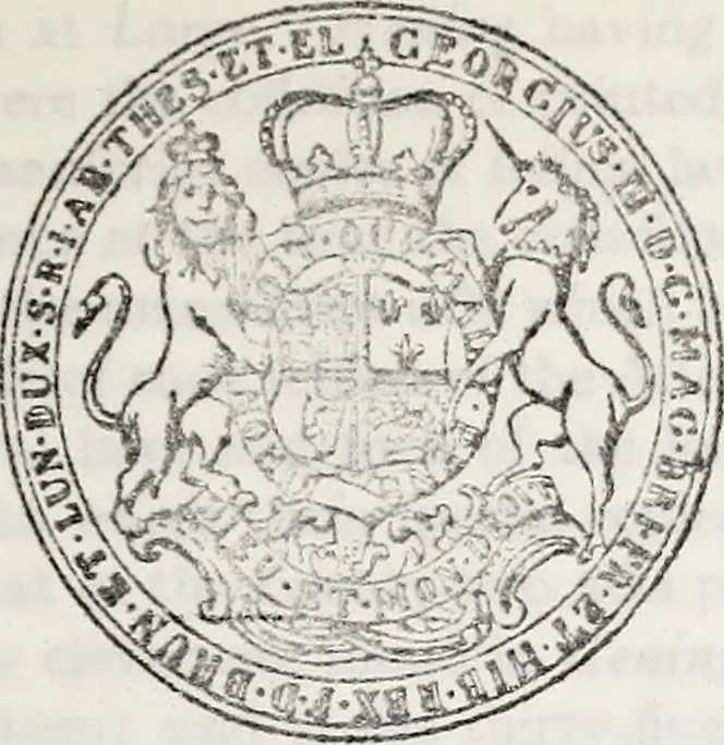 An illustration from Journals of the House of Burgesses of Virginia, 1619, leaf 22