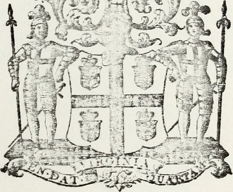 An illustration from Journals of the House of Burgesses of Virginia, 1619, leaf 6