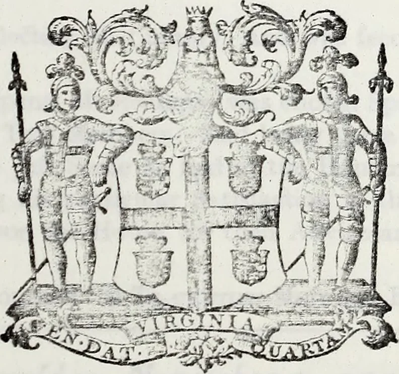 An illustration from Journals of the House of Burgesses of Virginia, 1619, leaf 682