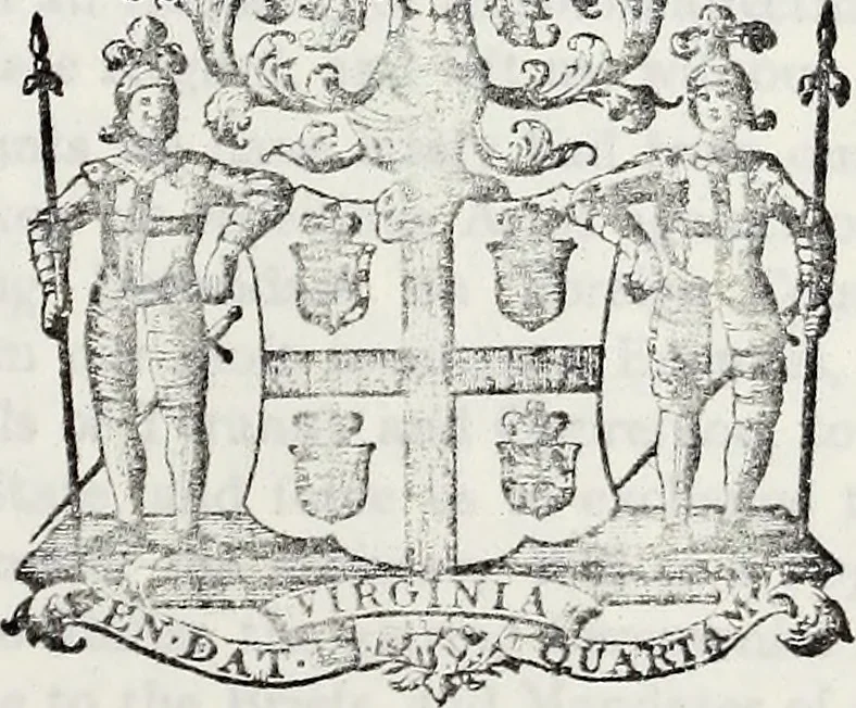 An illustration from Journals of the House of Burgesses of Virginia, 1619, leaf 356