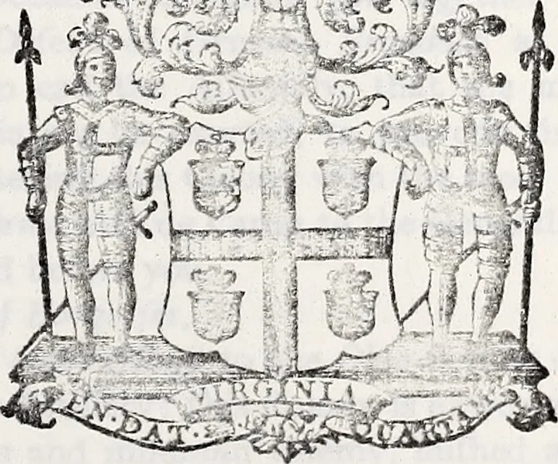 An illustration from Journals of the House of Burgesses of Virginia, 1619, leaf 630