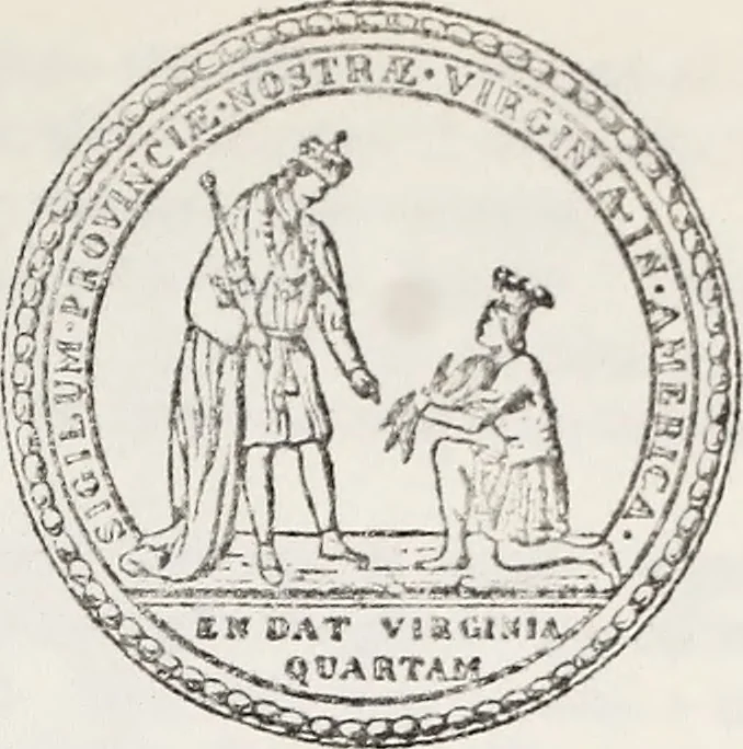 An illustration from Journals of the House of Burgesses of Virginia, 1619, leaf 20
