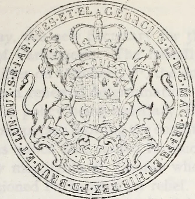 An illustration from Journals of the House of Burgesses of Virginia, 1619, leaf 16