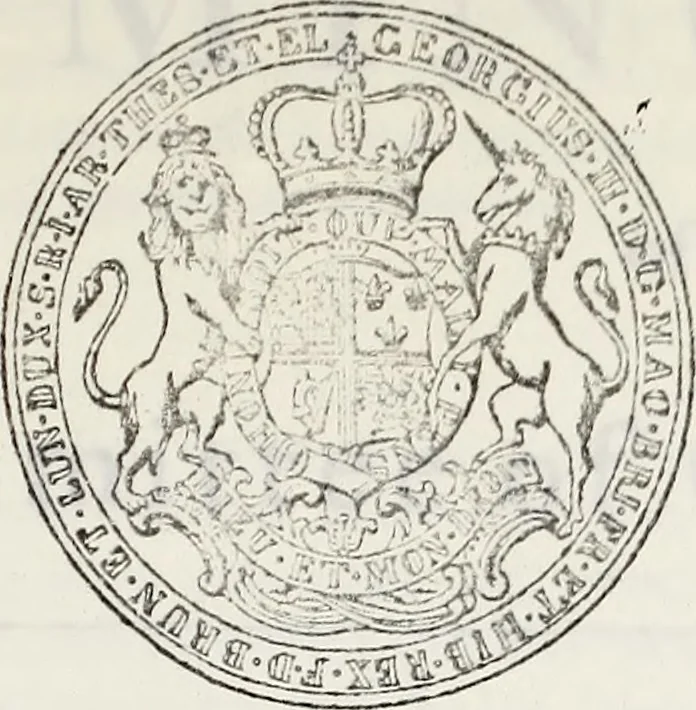 An illustration from Journals of the House of Burgesses of Virginia, 1619, leaf 124