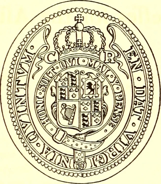 An illustration from Journals of the House of Burgesses of Virginia, 1619, leaf 20
