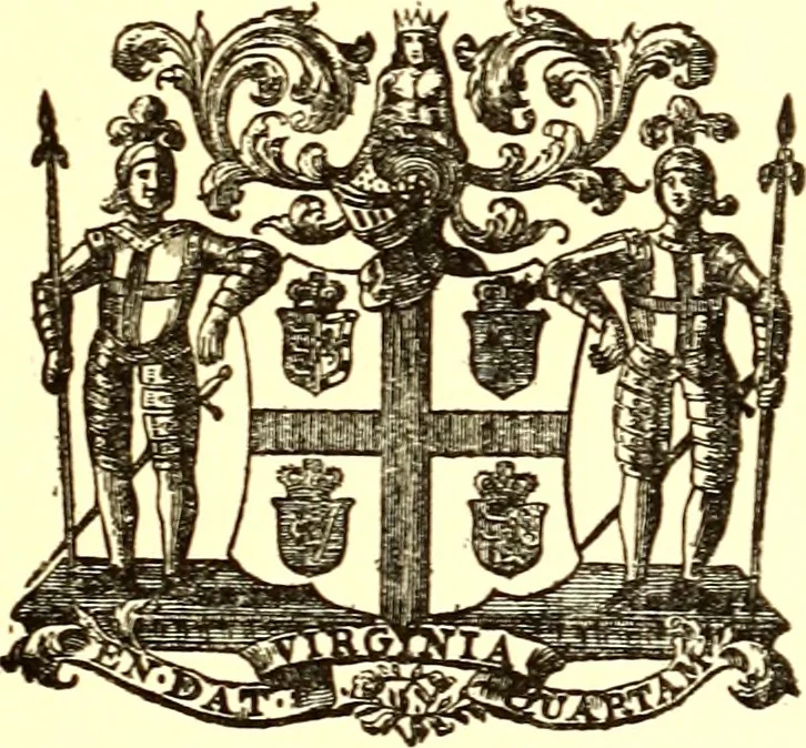An illustration from Journals of the House of Burgesses of Virginia, 1619, leaf 6