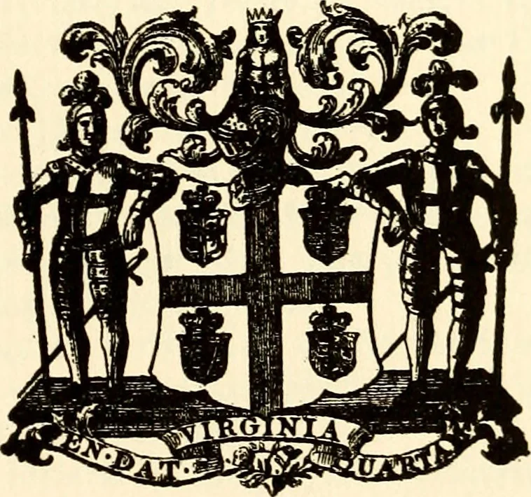 An illustration from Journals of the House of Burgesses of Virginia, 1619, leaf 132