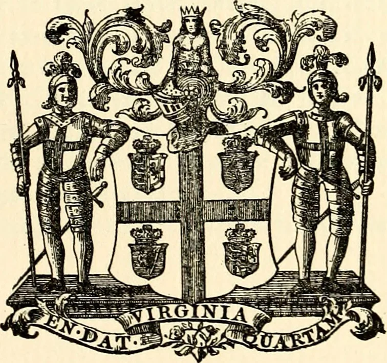 An illustration from Journals of the House of Burgesses of Virginia, 1619, leaf 302