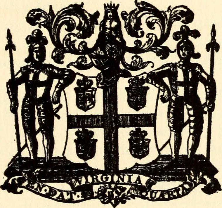 An illustration from Journals of the House of Burgesses of Virginia, 1619, leaf 58