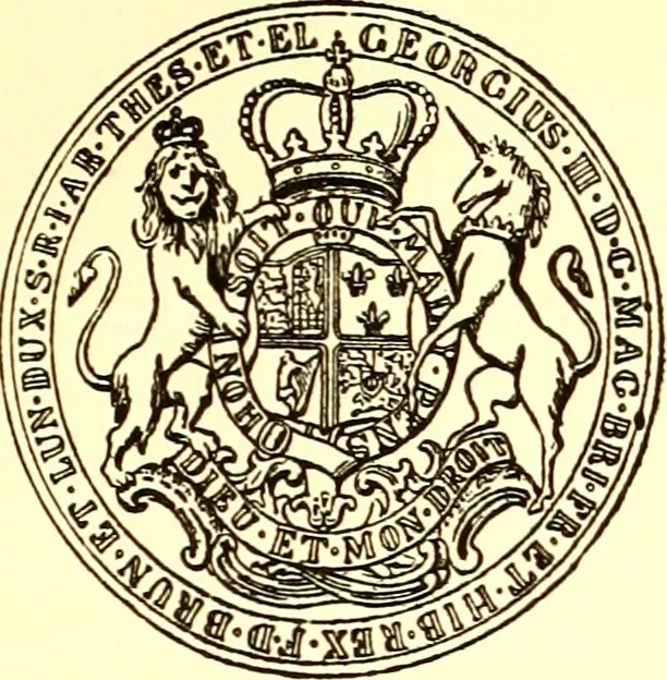 An illustration from Journals of the House of Burgesses of Virginia, 1619, leaf 12