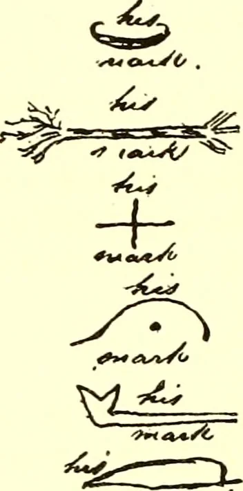 An illustration from Journals of the House of Burgesses of Virginia, 1619, leaf 35