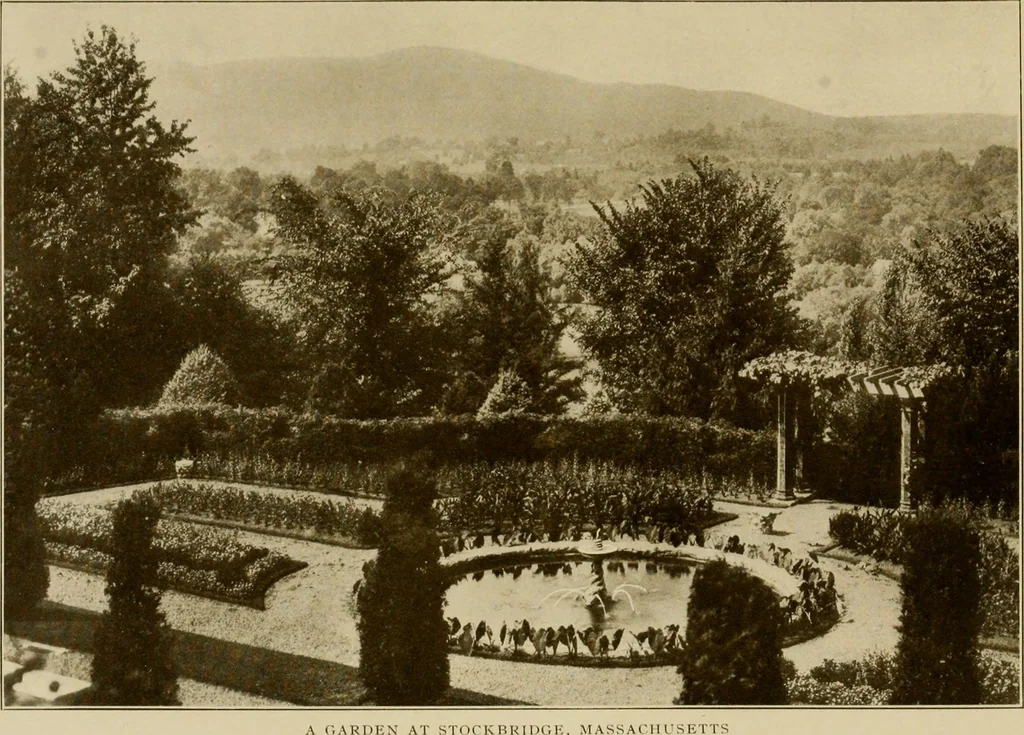 An illustration from The joy of gardens, 1911, leaf 104