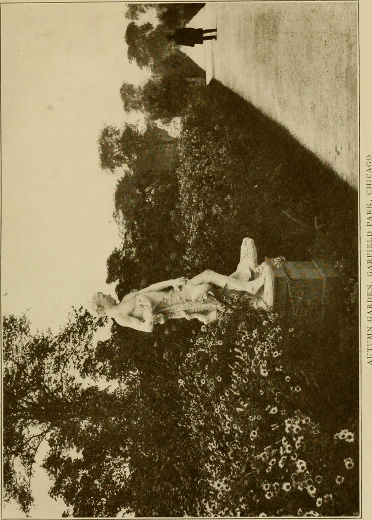 An illustration from The joy of gardens, 1911, leaf 242