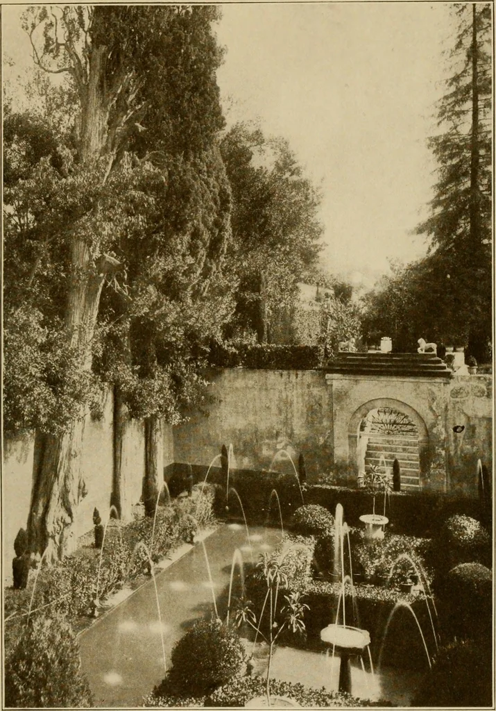 An illustration from The joy of gardens, 1911, leaf 282