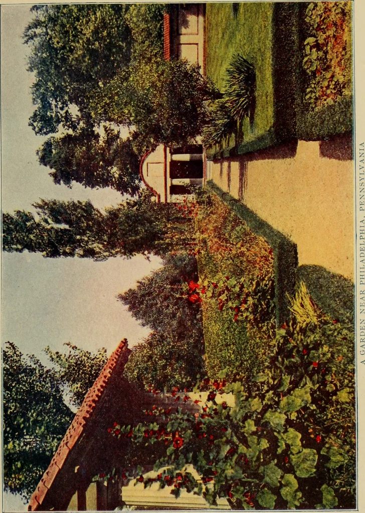 An illustration from The joy of gardens, 1911, leaf 300