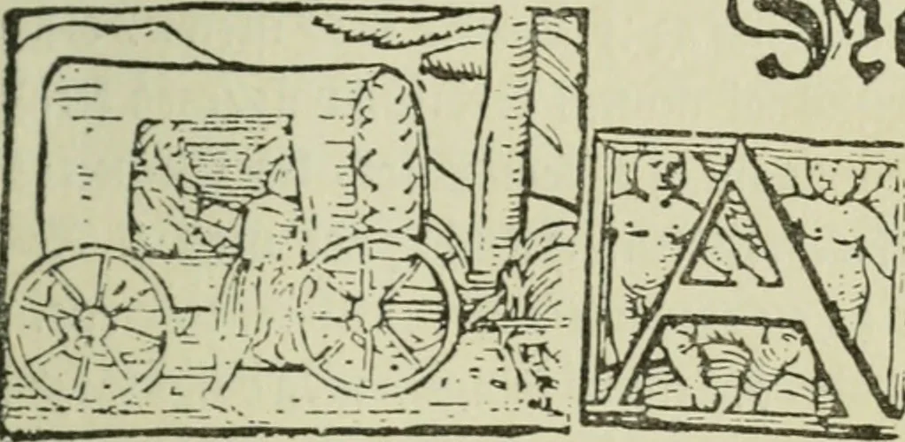 An illustration from Új testamentu maar ellven, mellet az görög és diák ellvbol ... fordijtant [Sylvester János.], 1541, leaf 354