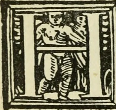 An illustration from Új testamentu maar ellven, mellet az görög és diák ellvbol ... fordijtant [Sylvester János.], 1541, leaf 459