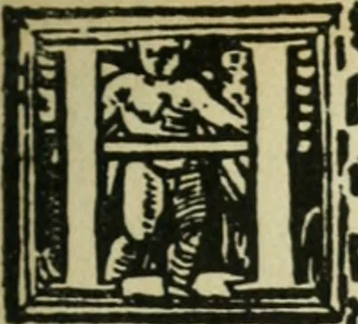 An illustration from Új testamentu maar ellven, mellet az görög és diák ellvbol ... fordijtant [Sylvester János.], 1541, leaf 494