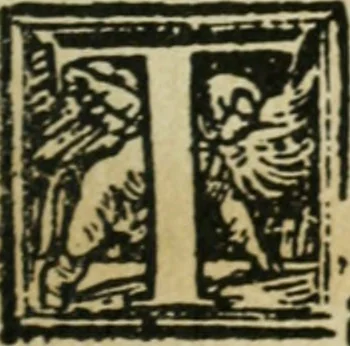 An illustration from Új testamentu maar ellven, mellet az görög és diák ellvbol ... fordijtant [Sylvester János.], 1541, leaf 606