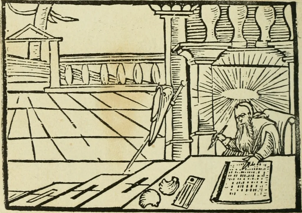 An illustration from Új testamentu maar ellven, mellet az görög és diák ellvbol ... fordijtant [Sylvester János.], 1541, leaf 647
