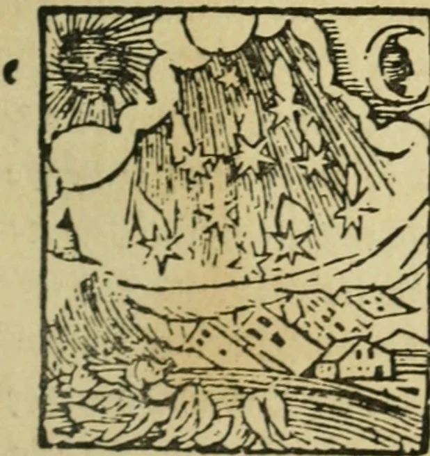 An illustration from Új testamentu maar ellven, mellet az görög és diák ellvbol ... fordijtant [Sylvester János.], 1541, leaf 710