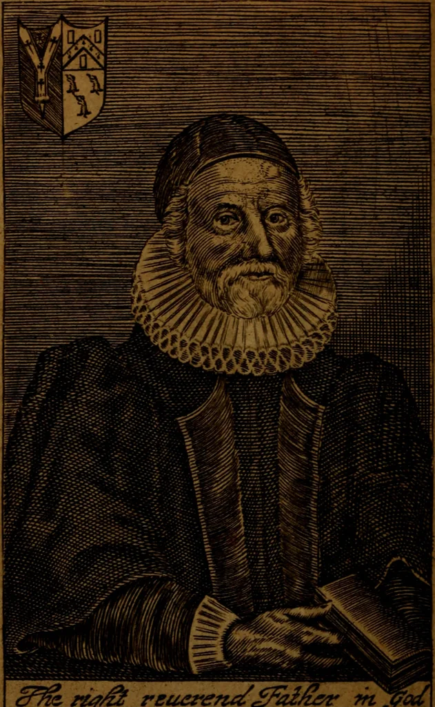 An illustration from The judgement of the late Archbishop of Armagh and primate of Ireland : 1. Of the extent of Christ's death ... 2. Of the Sabbath ... 3. Of ordination in other Reformed churches .., 1657, leaf 5