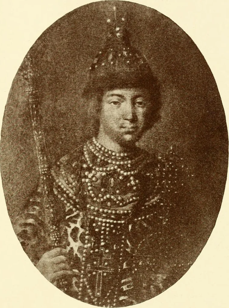 An illustration from Starye gody, 1907, leaf 22