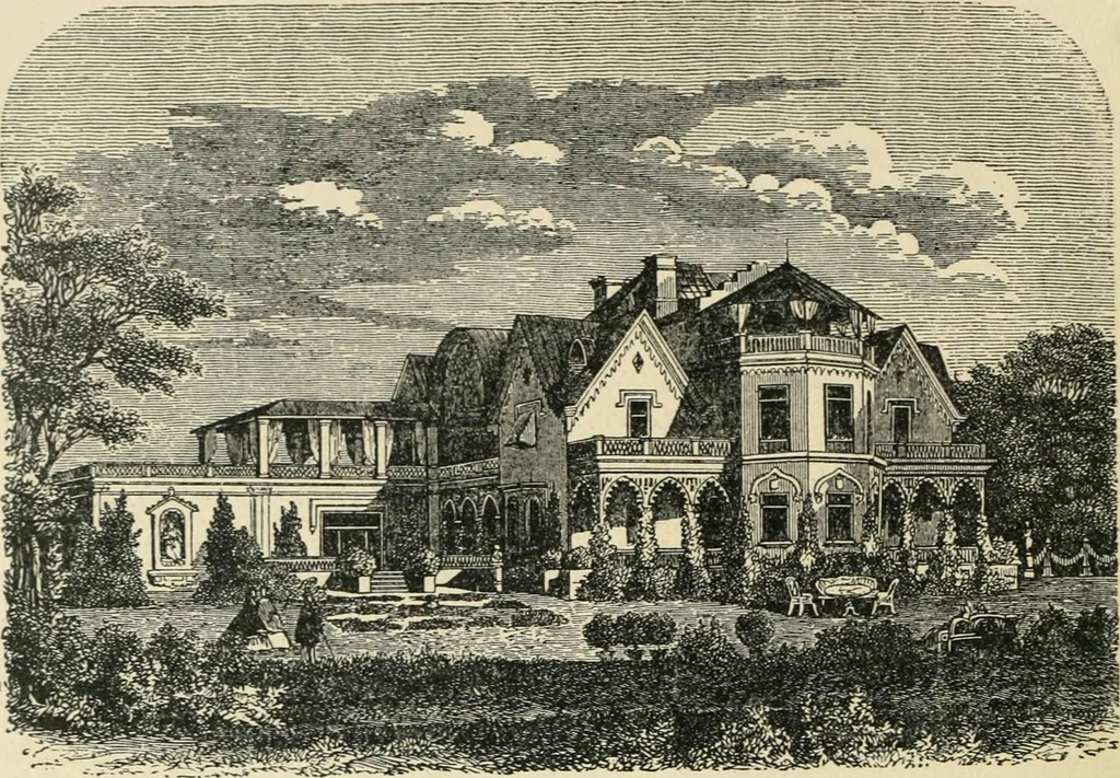 An illustration from Starye gody, 1907, leaf 287