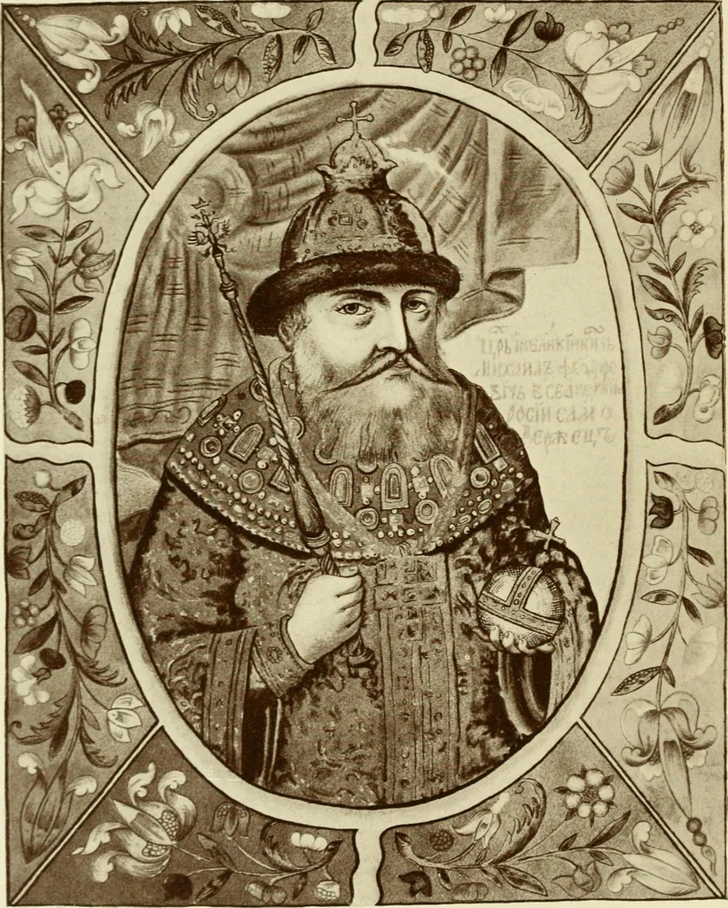An illustration from Starye gody, 1907, leaf 29
