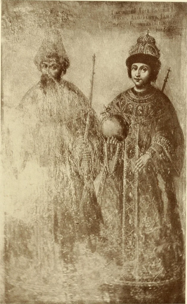 An illustration from Starye gody, 1907, leaf 310