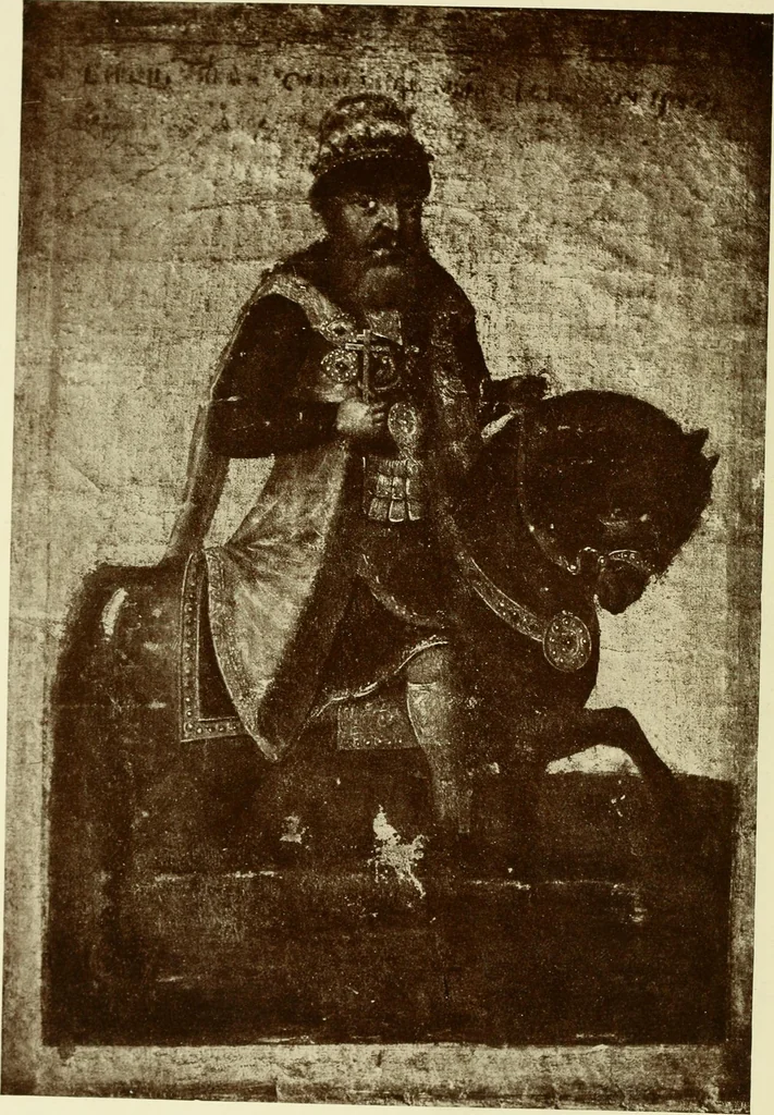 An illustration from Starye gody, 1907, leaf 35