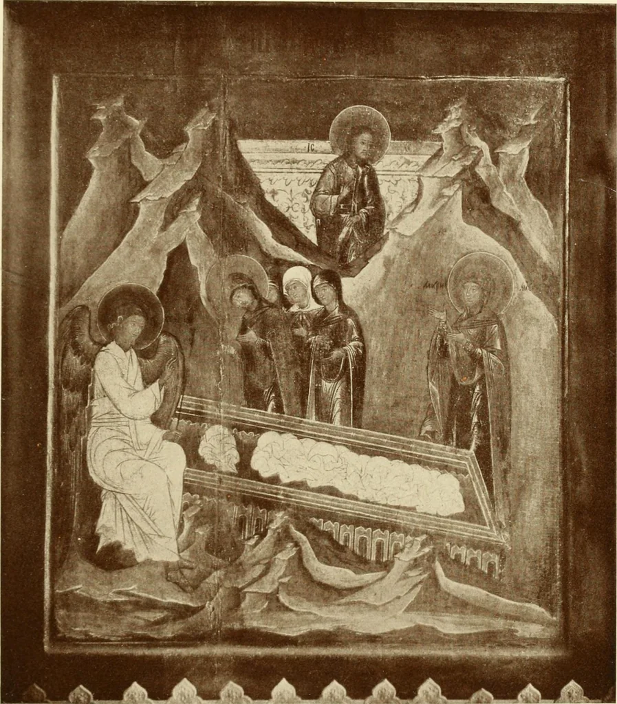 An illustration from Starye gody, 1907, leaf 52