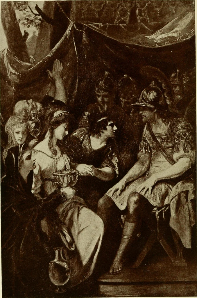 An illustration from Starye gody, 1907, leaf 81
