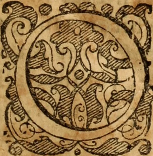 An illustration from Jurisprudentia criminalis : tam publicorum & majorum, quam privatorum & minorum delictorum jura brevi & succinctâ methodo exhibens, 1669, leaf 12