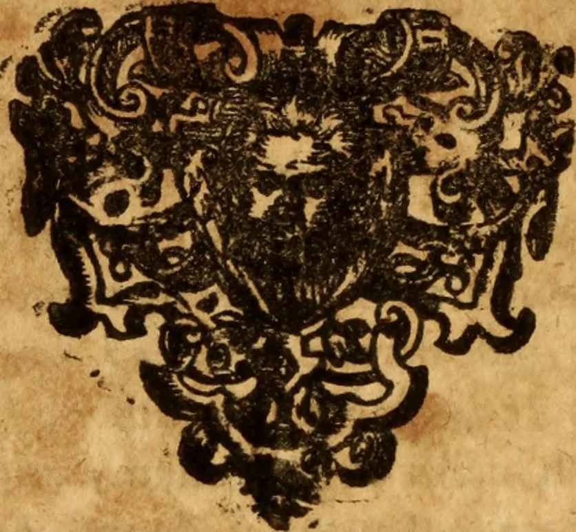 An illustration from Jurisprudentia criminalis : tam publicorum & majorum, quam privatorum & minorum delictorum jura brevi & succinctâ methodo exhibens, 1669, leaf 599