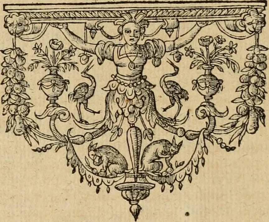 An illustration from Justi Lipsii opera, 1602, leaf 27