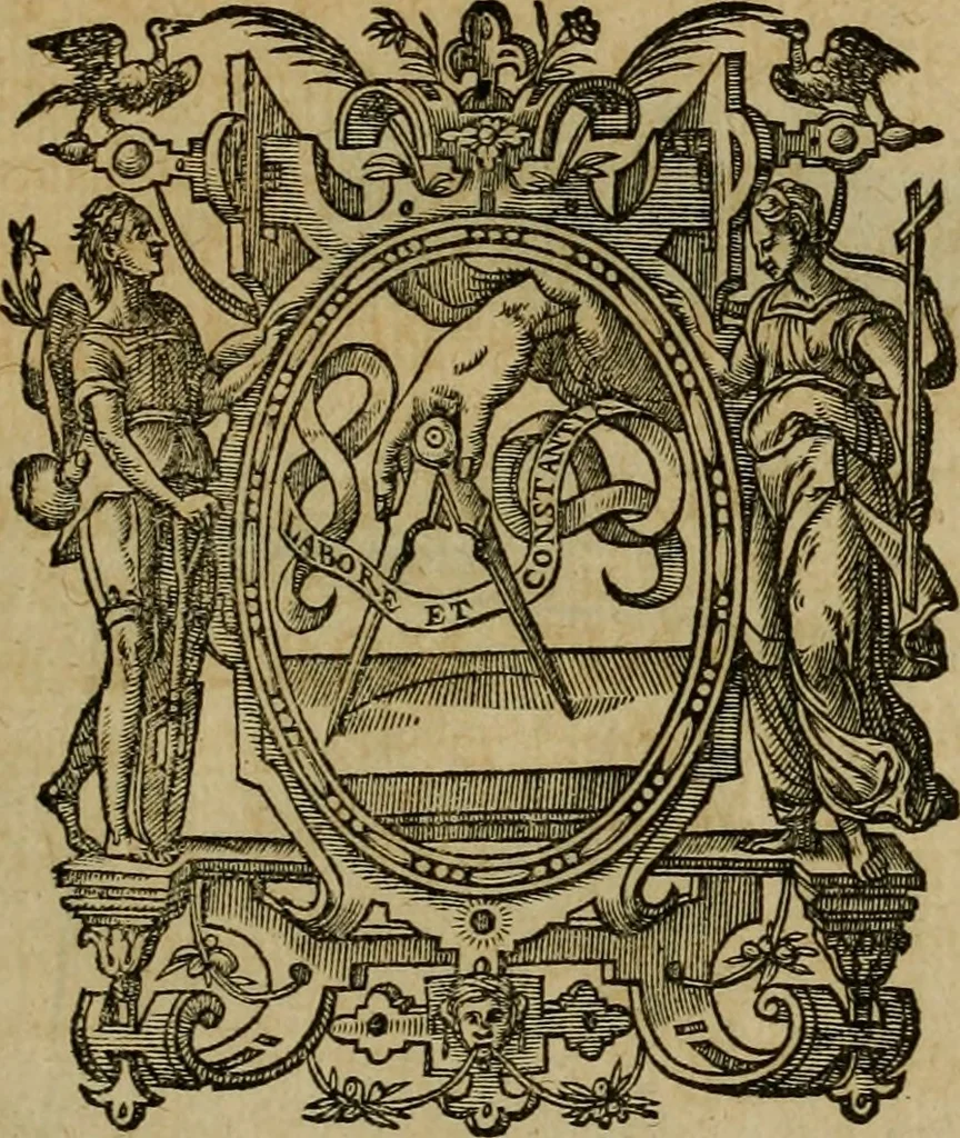 An illustration from Justi Lipsii opera, 1602, leaf 686