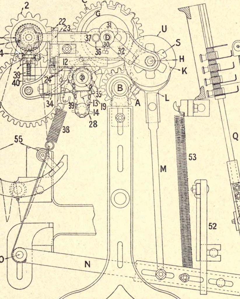 An illustration from Jute and linen weaving, 1914, leaf 471