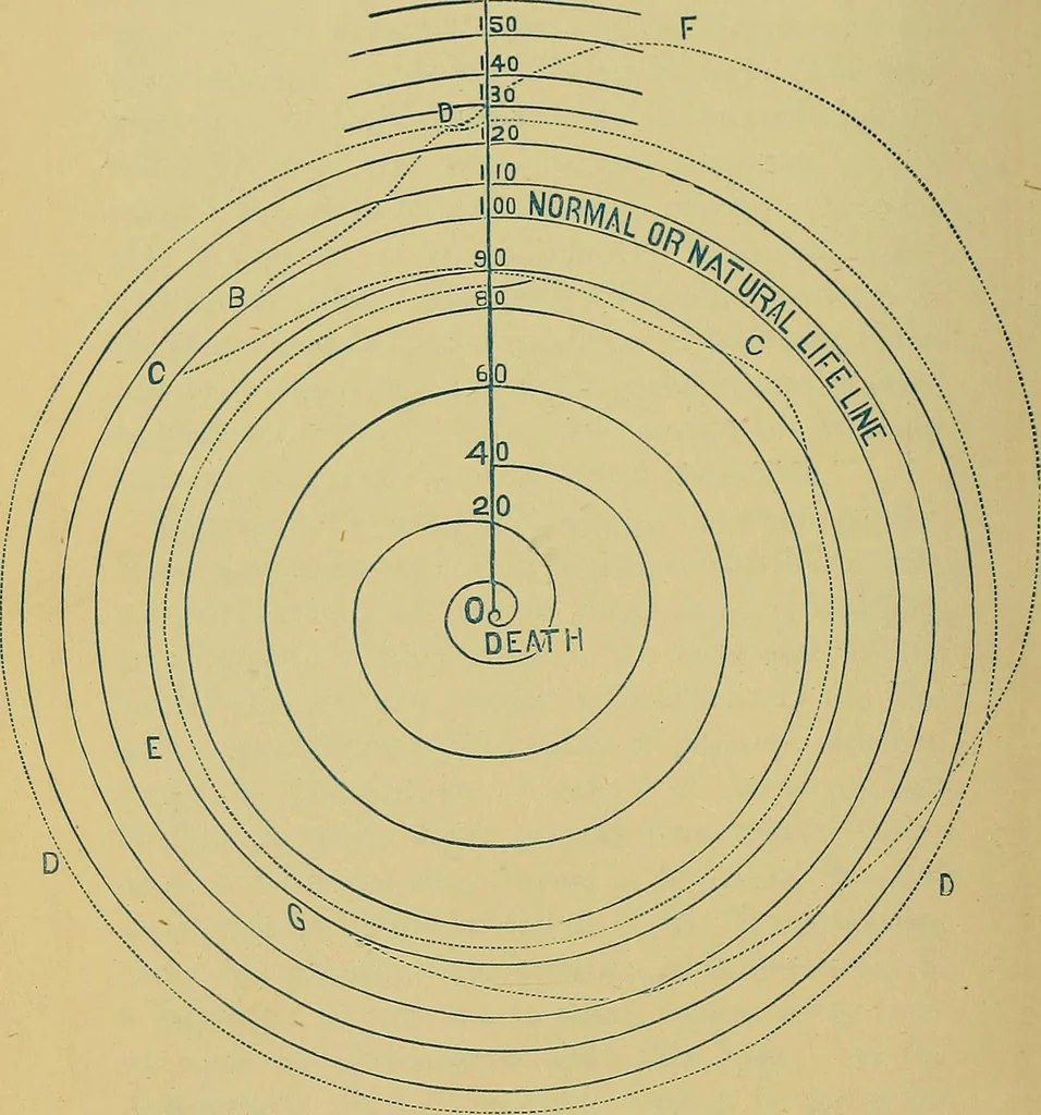 An illustration from The Kabbala, or, The true science of light : an introduction to the philosophy and theosophy of the ancient sages : together with a chapter on light in the vegetable kingdom, 1883, leaf 272