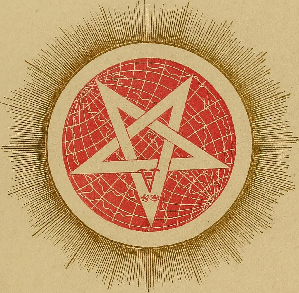An illustration from The Kabbala, or, The true science of light : an introduction to the philosophy and theosophy of the ancient sages : together with a chapter on light in the vegetable kingdom, 1883, leaf 43