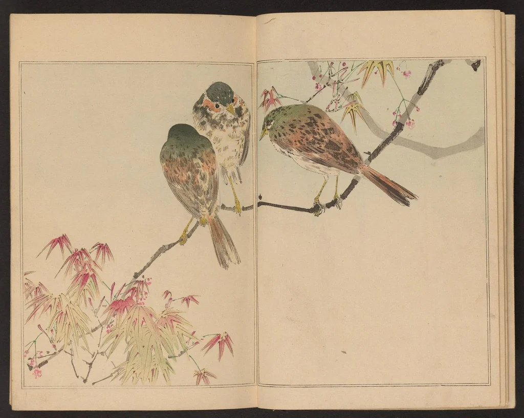 An illustration from Kachō gafu, 1903, leaf 5